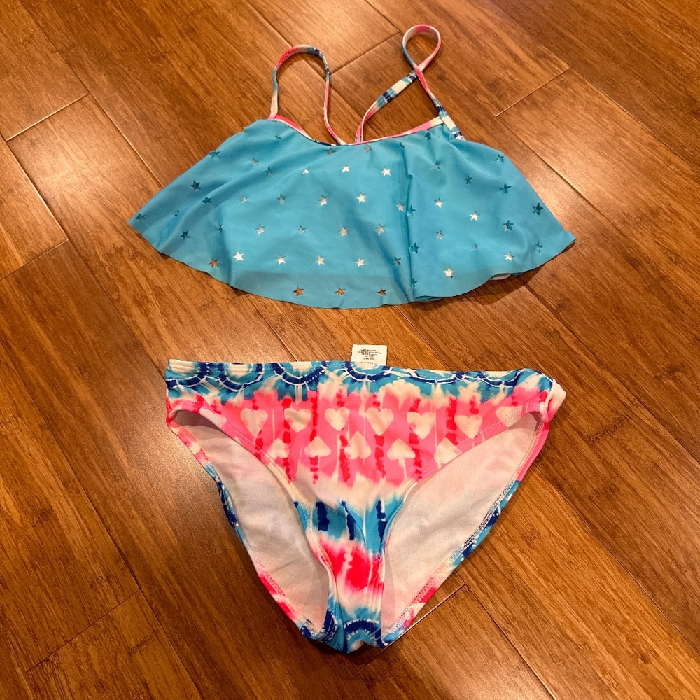 Girls two piece bathing  suit